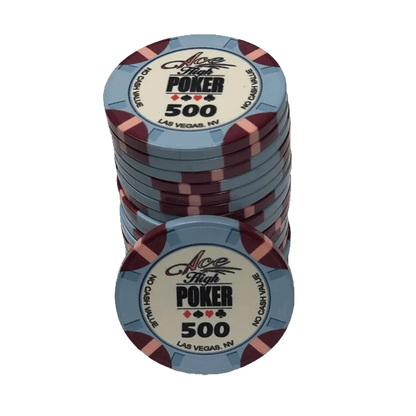 WSOP Ace High Poker Chip 500