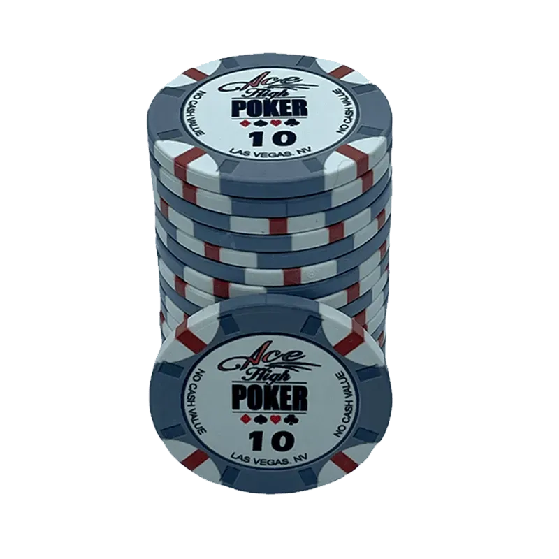 WSOP Ace High Poker Chip 10