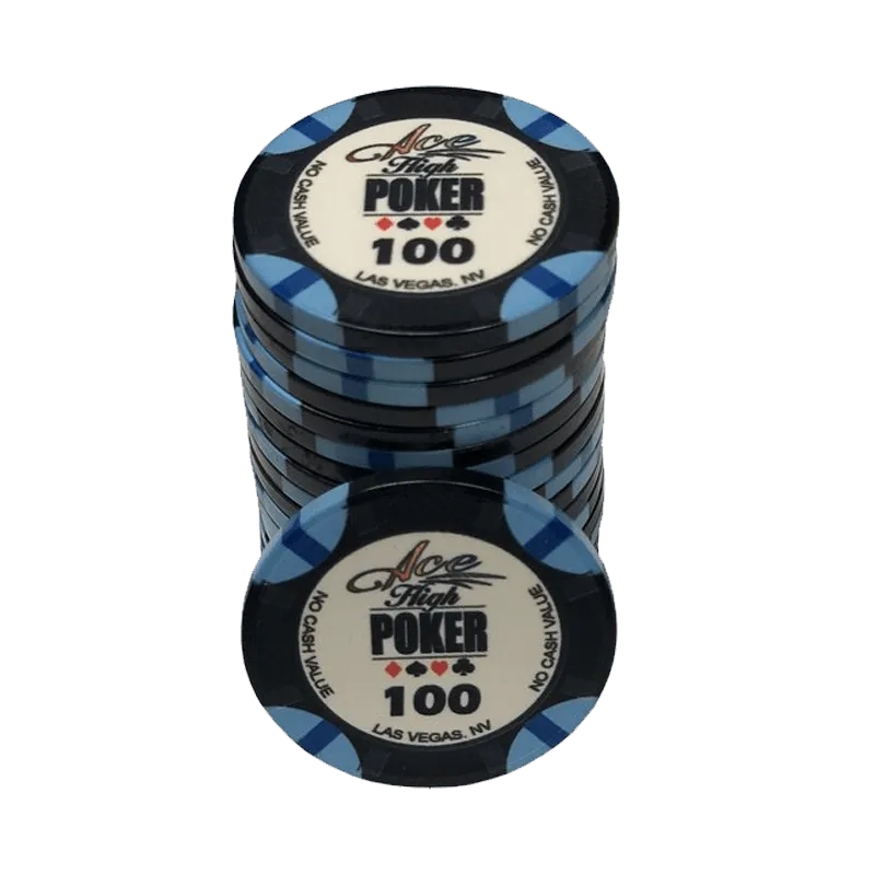 WSOP Ace High Poker Chip 100