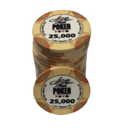 jeton de poker WSOP Ace High 25.000