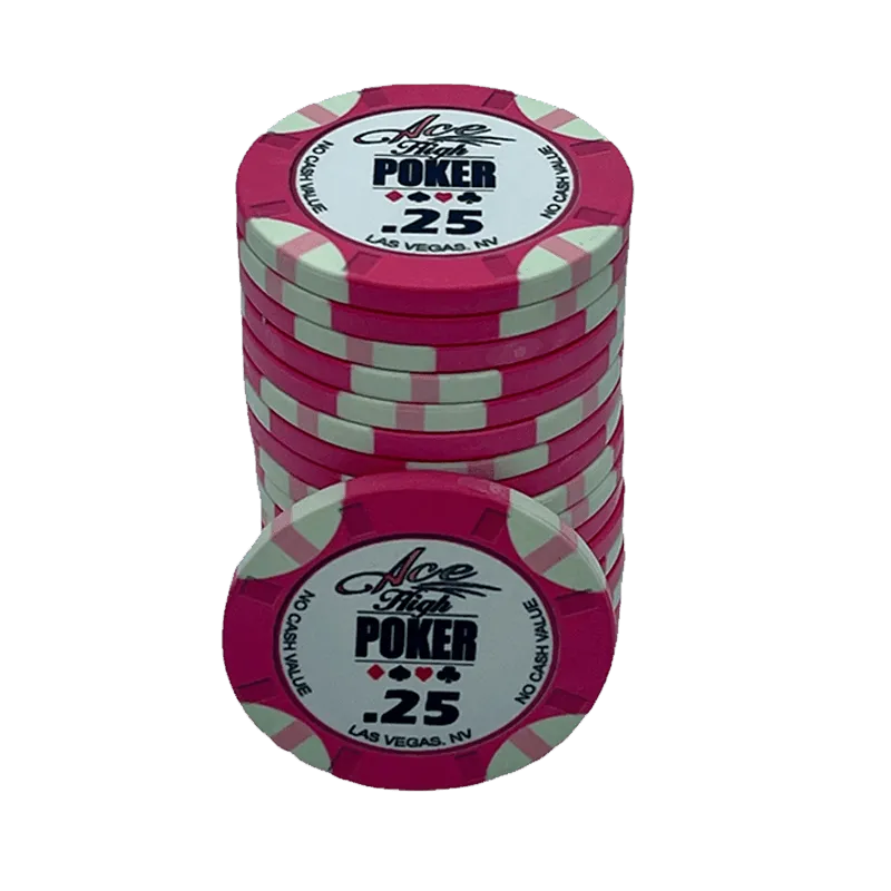 WSOP Ace High Poker Chip 0.25