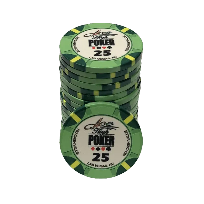 WSOP Ace High Poker Chip 25