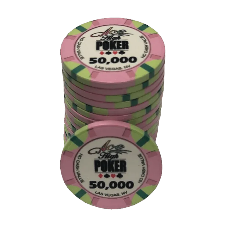 WSOP Ace High Poker Chip 50.000