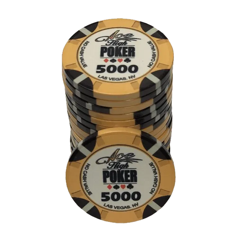 WSOP Ace High Poker Chip 5000