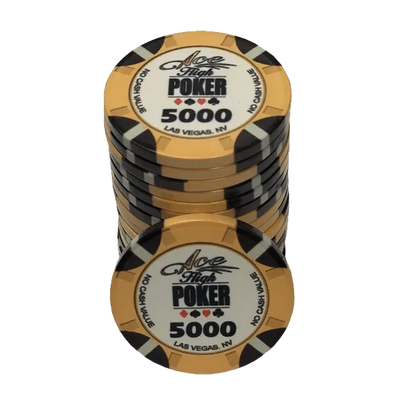 WSOP Ace High Poker Chip 5000