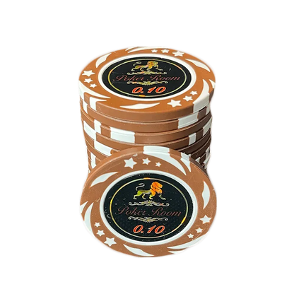 Lion Poker Room Poker Chip 0.10