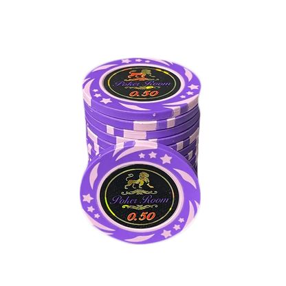 Lion Poker Room Poker Chip 0.50