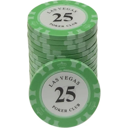 jeton de poker las vegas poker club vert valeur 25