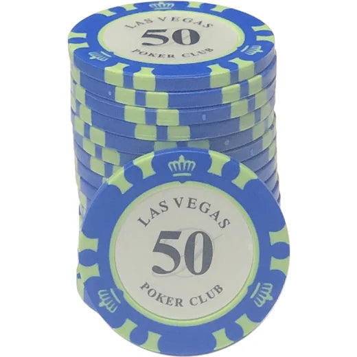 jeton de poker las vegas poker club bleu valeur 50