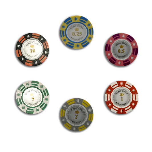 Set de jeton de Poker Royal Crown 1000