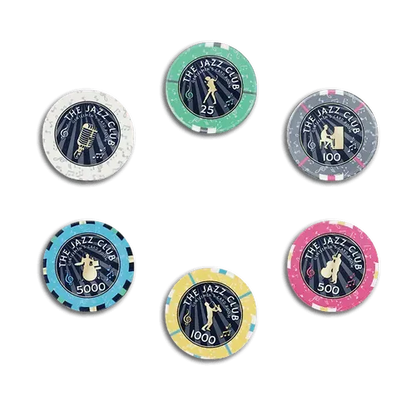 Jeton de Poker The Jazz Club 750