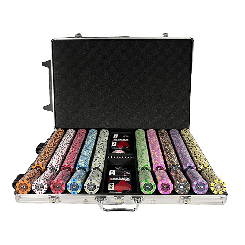 mallette de poker the banks 1000 jetons clay composite