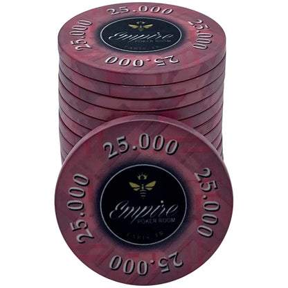 jeton ceramic crown 25000