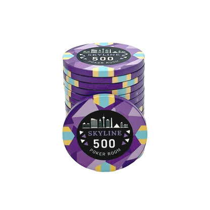 jeton skyline 500 noir violet