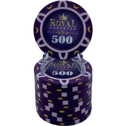 Jeton 500 violet royal cardroom