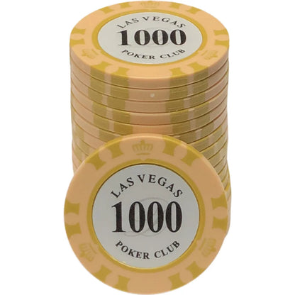 jeton de poker las vegas poker club jaune valeur 1000