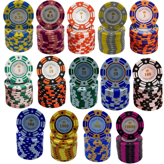 Set de jeton de Poker Royal Crown 500