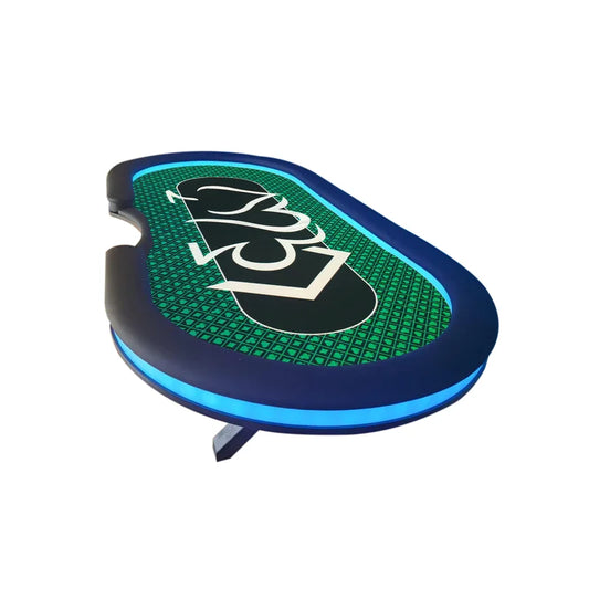 table de poker haut de gamme tapis vert 