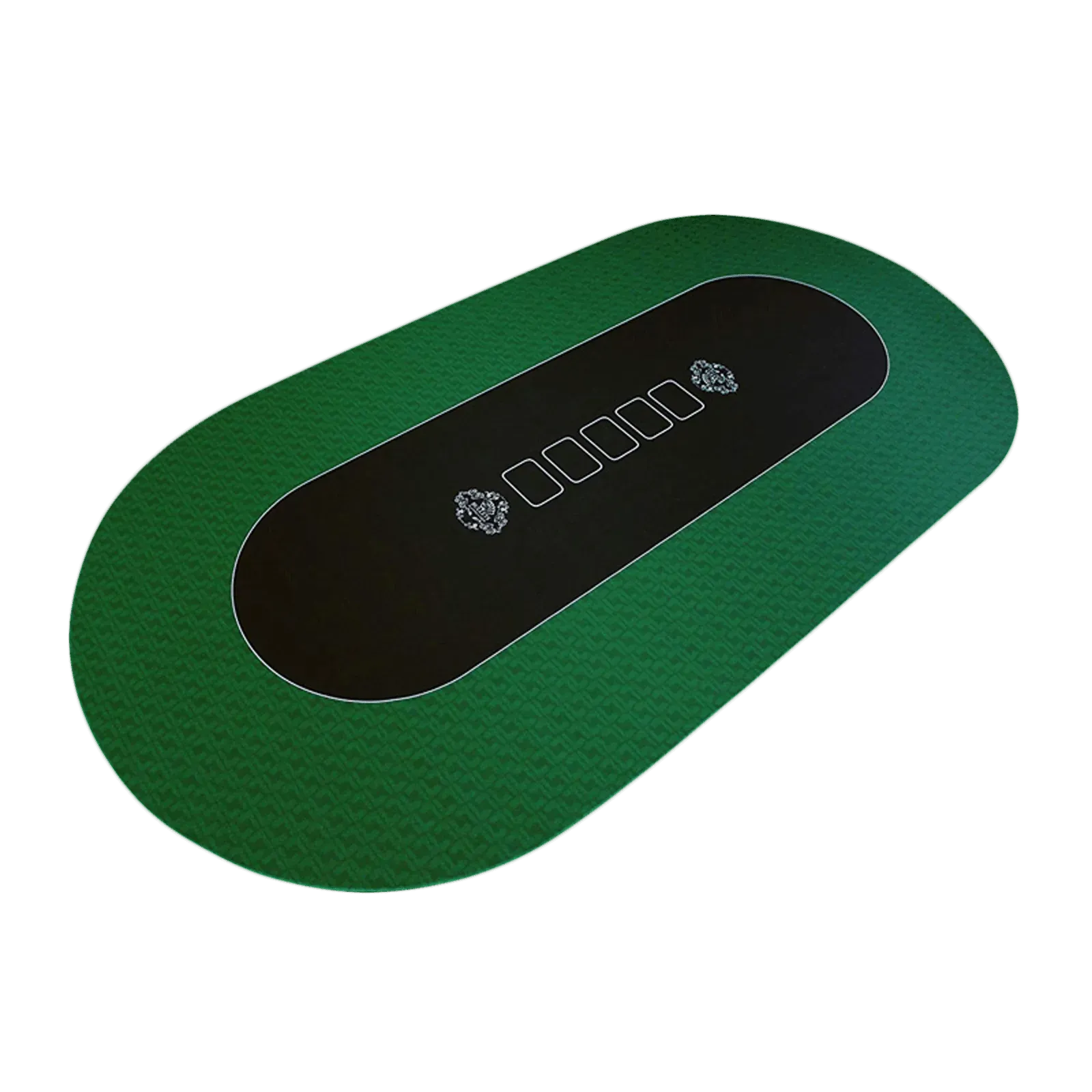 Tapis de poker Royal Green Oval 180x90 cm